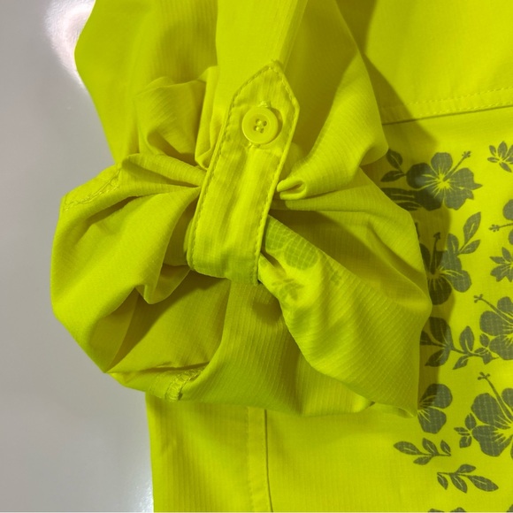 GSS High Visibility Workwear Shirt Unisex Women Medium Pockets Roll Up Buttons - Picture 10 of 10